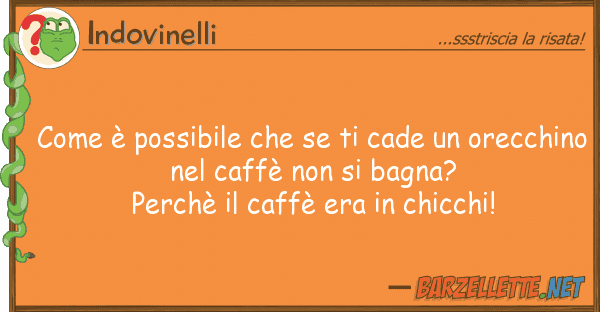 Indovinelli è possibile cade orec
