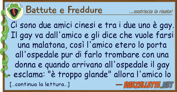 Battute e Freddure sono due amici cinesi due