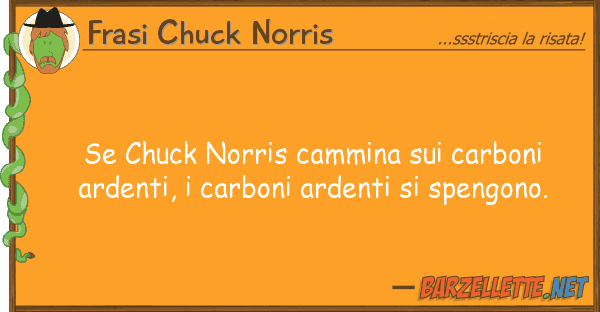 Frasi Chuck Norris chuck norris cammina carboni arde