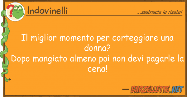 Indovinelli miglior momento corteggiare d