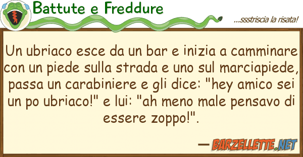 Battute e Freddure ubriaco esce bar inizia cam