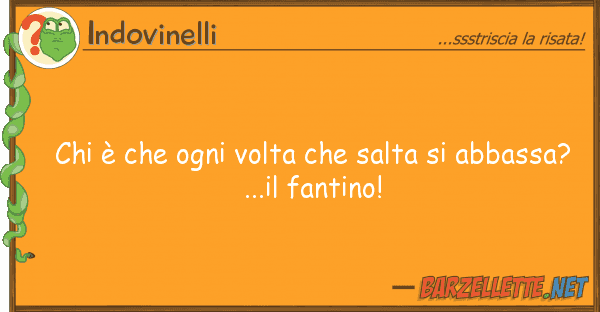 Indovinelli è ogni volta salta abbas