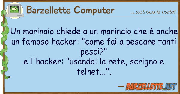 Barzellette Computer marinaio chiede marinaio è