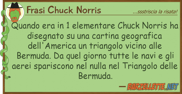 Frasi Chuck Norris quando era 1 elementare chuck norris