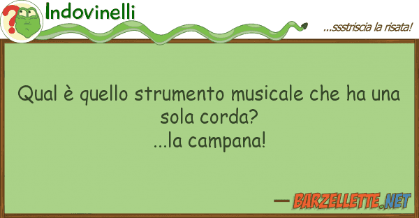 Indovinelli qual è strumento musicale ha