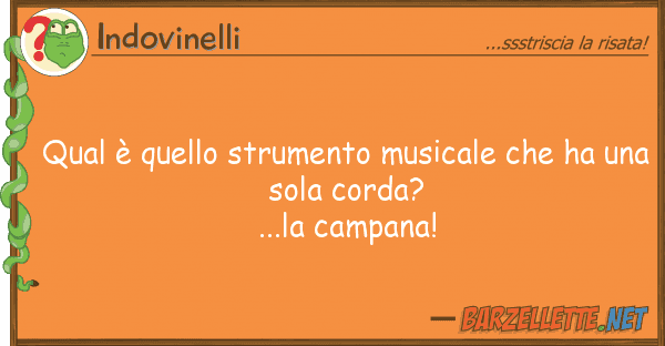 Indovinelli qual è strumento musicale ha