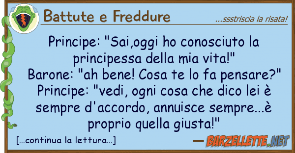Battute e Freddure principe: "sai,oggi ho conosciuto pri