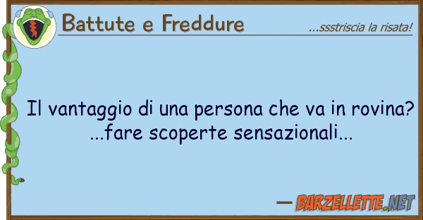 Battute e Freddure vantaggio persona va ro