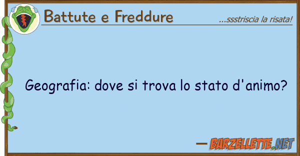 Battute e Freddure geografia: trova stato d'anim