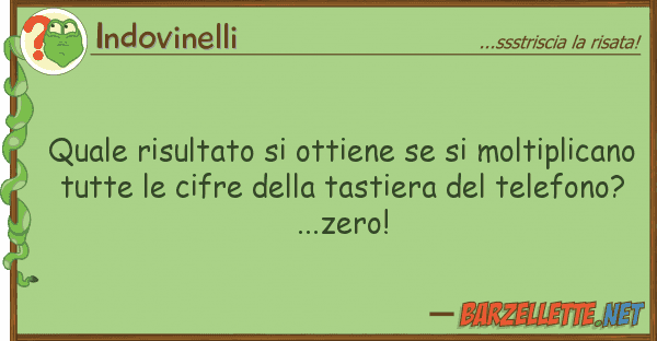 Indovinelli risultato ottiene moltipl