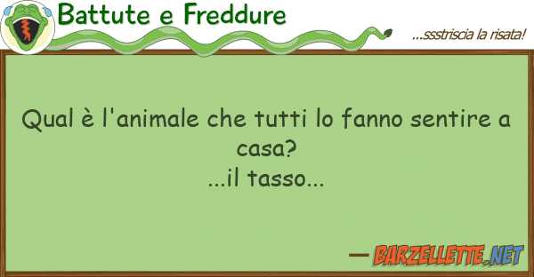 Battute e Freddure qual è l'animale fanno sen