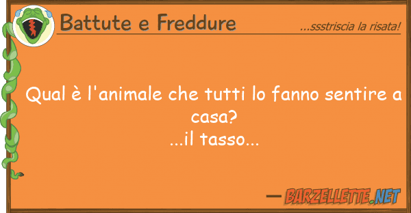Battute e Freddure qual è l'animale fanno sen
