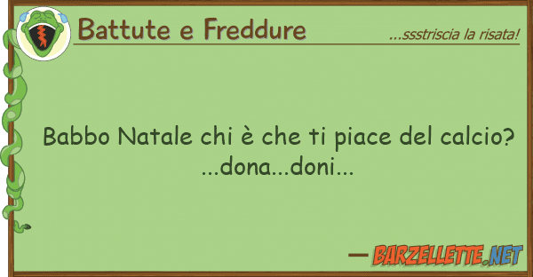 Battute e Freddure babbo natale è piace cal