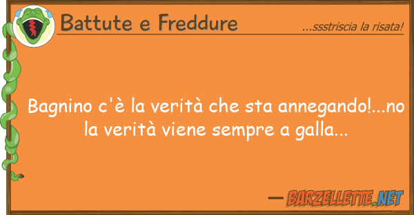 Battute e Freddure bagnino c'è verità sta annegand