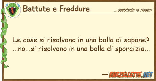 Battute e Freddure cose risolvono bolla sap