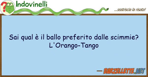 Indovinelli sai qual è ballo preferito sci