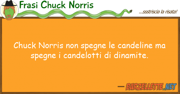 Frasi Chuck Norris chuck norris spegne candeline