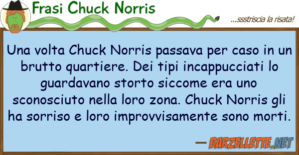 Frasi Chuck Norris volta chuck norris passava caso