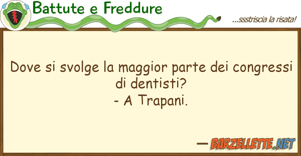 Battute e Freddure svolge maggior parte cong
