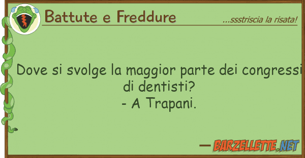 Battute e Freddure svolge maggior parte cong