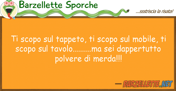 Barzellette Sporche scopo tappeto, scopo mobil