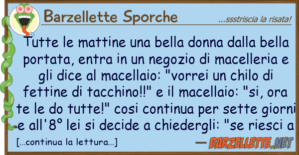 Barzellette Sporche tutte mattine bella donna b