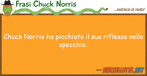 Frasi Chuck Norris chuck norris ha picchiato rifless