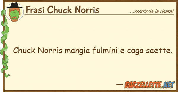 Frasi Chuck Norris chuck norris mangia fulmini caga saett
