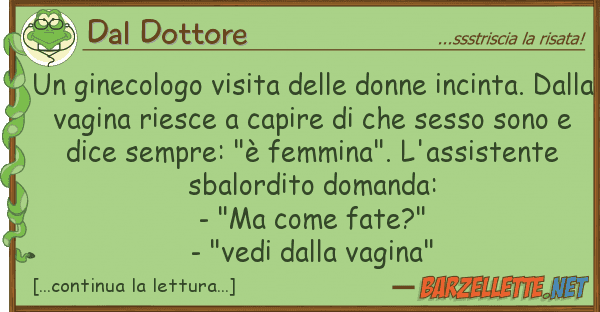 Dal Dottore ginecologo visita donne incinta