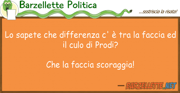 Barzellette Politica sapete differenza c' è fa