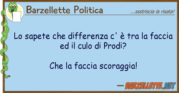 Barzellette Politica sapete differenza c' è fa