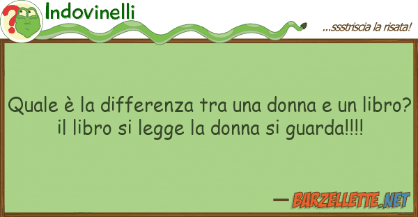 Indovinelli è differenza donna u