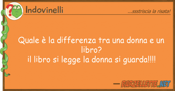 Indovinelli è differenza donna u