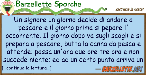 Barzellette Sporche signore giorno decide andare