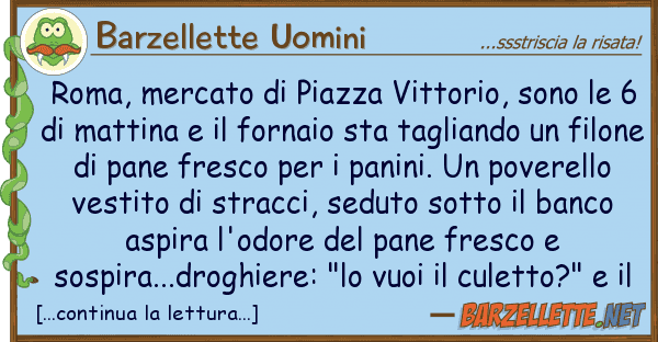 Barzellette Uomini roma, mercato piazza vittorio, sono