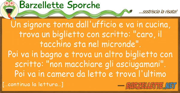 Barzellette Sporche signore torna dall'ufficio va cu