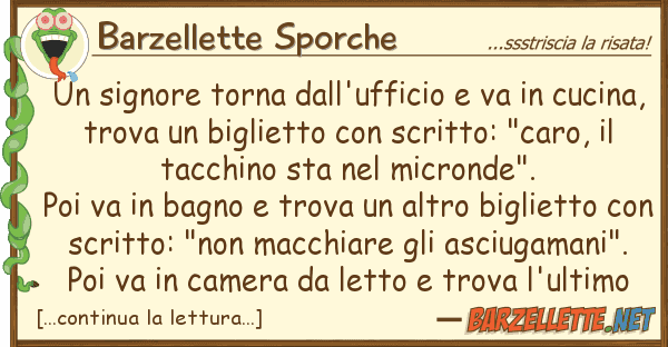 Barzellette Sporche signore torna dall'ufficio va cu