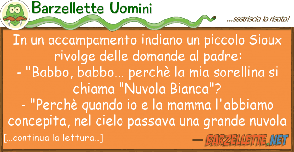 Barzellette Uomini accampamento indiano piccolo
