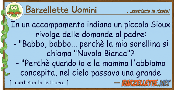 Barzellette Uomini accampamento indiano piccolo