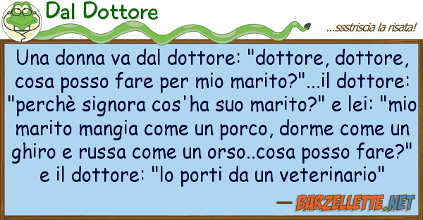 Dal Dottore donna va dottore: "dottore, dott