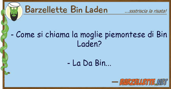 Barzellette Bin Laden - chiama moglie piemontese