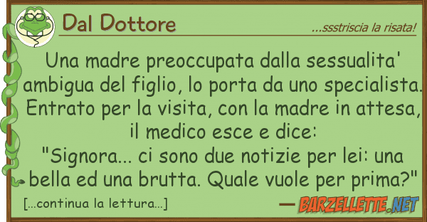 Dal Dottore madre preoccupata sessualita'