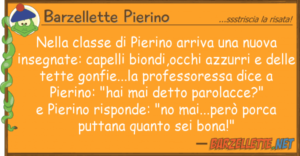 Barzellette Pierino classe pierino arriva nuova