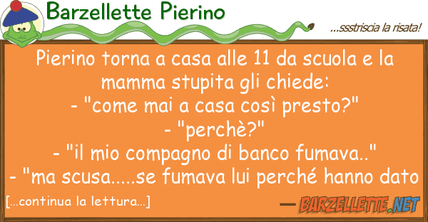 Barzellette Pierino pierino torna casa 11 scuola