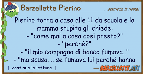 Barzellette Pierino pierino torna casa 11 scuola