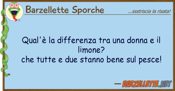 Barzellette Sporche qual'è differenza donna