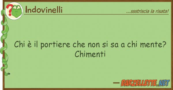 Indovinelli è portiere sa m