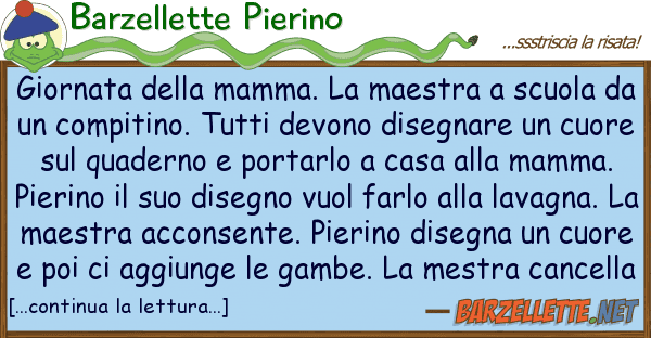 Barzellette Pierino giornata mamma. maestra scuol