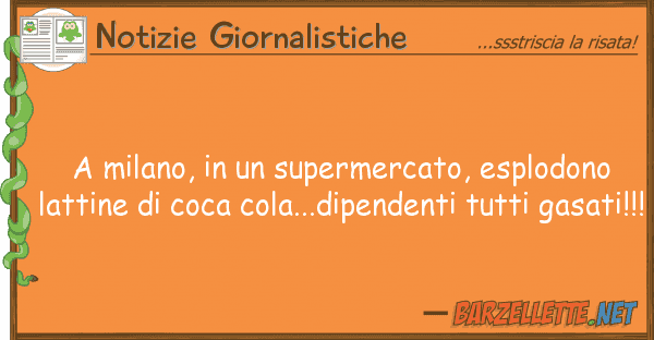 Notizie Giornalistiche milano, supermercato, esplodono