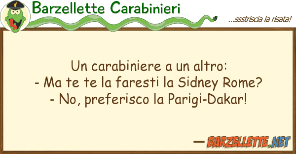 Barzellette Carabinieri carabiniere altro: - te te